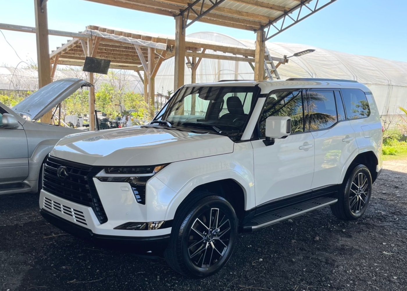 White Lexus SUV detailed by J's Car Detailing