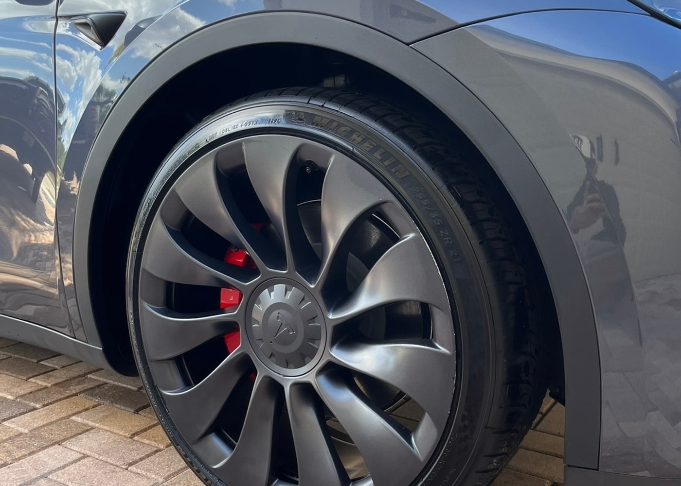 Tesla wheel paint protection by J's Car Detailing