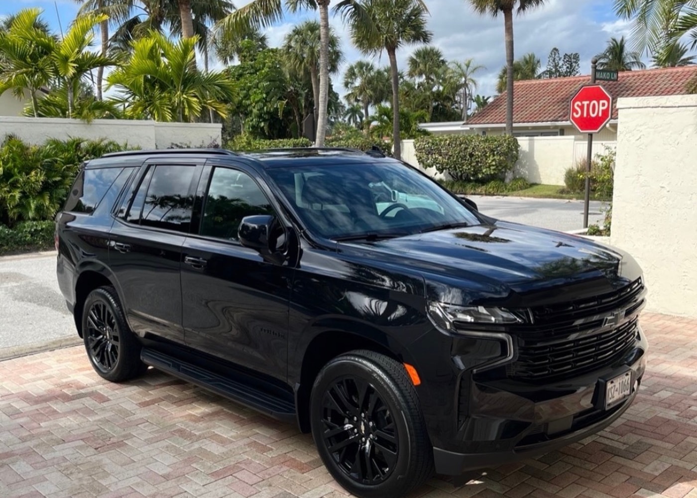 Black Chevy Tahoe detailed by J's Car Detailing