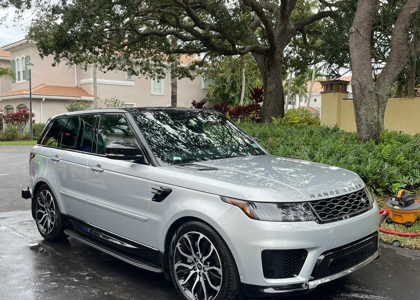 Silver Range Rover Sport detailed by J's Car Detailing